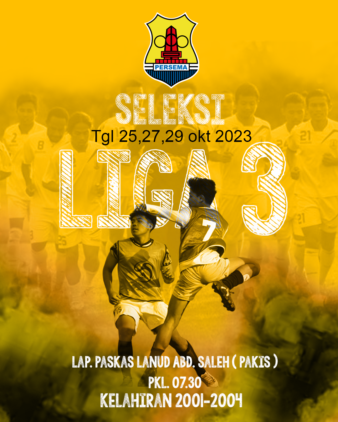 SELEKSI TERBUKA PERSEMA LIGA 3
